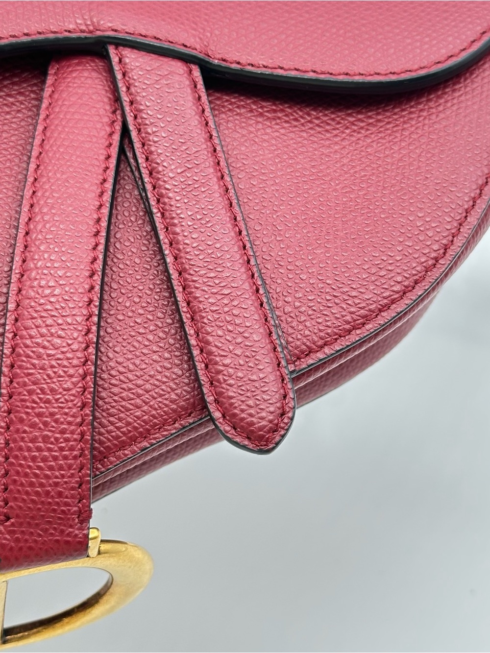 Dior Saddle Red MM - Picture 8 of 12